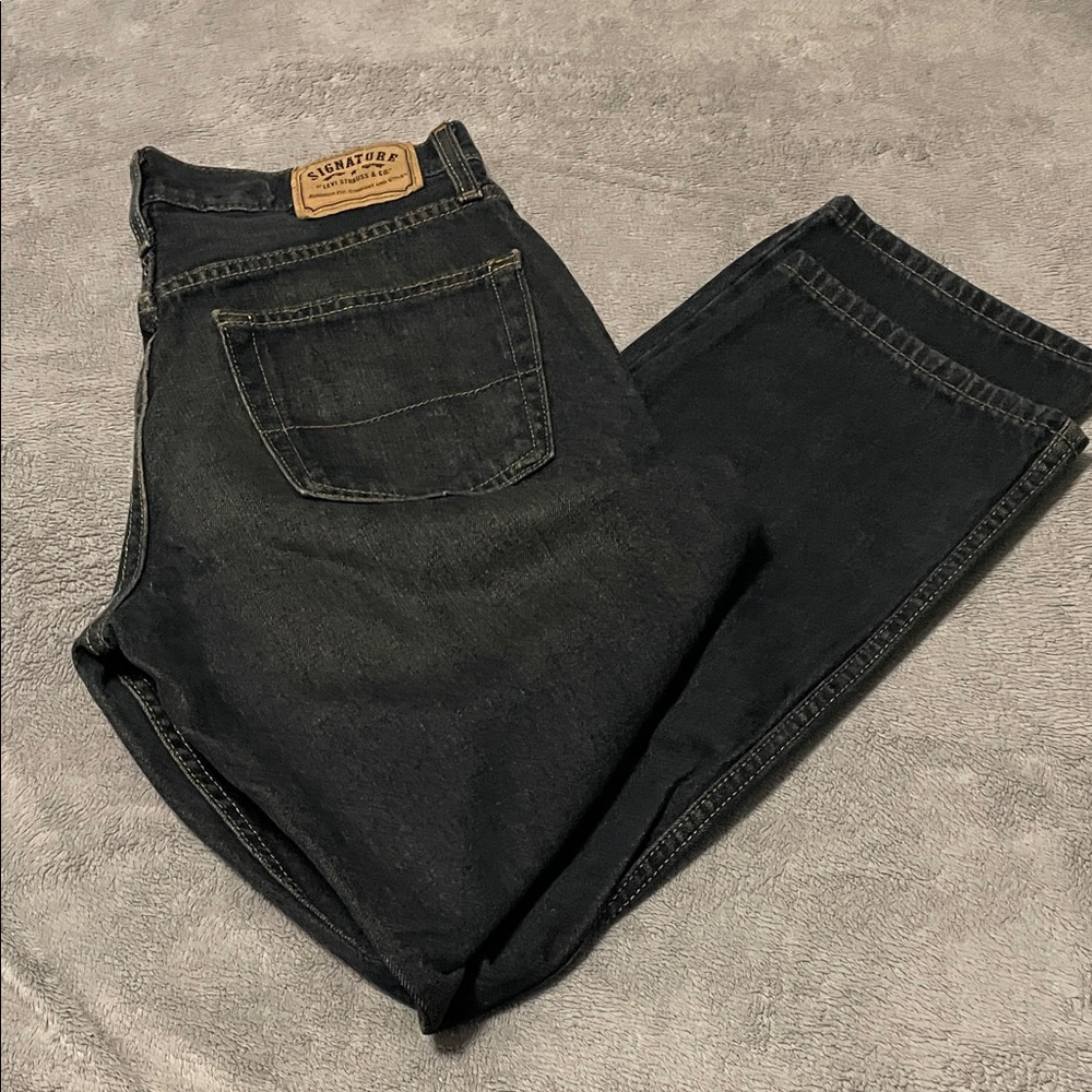Signature by Levi Strauss dark blue Relaxed Men’s Jeans 32x32